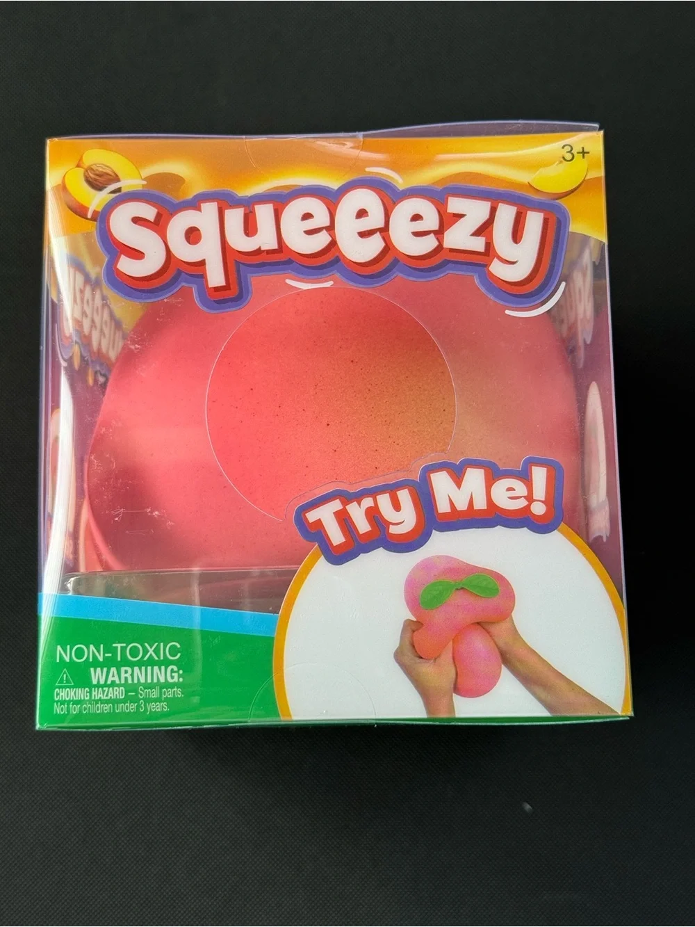 Peach Squish Squishie Fidget Sensory Toy by Sunny Days Squeeze NEW NWT